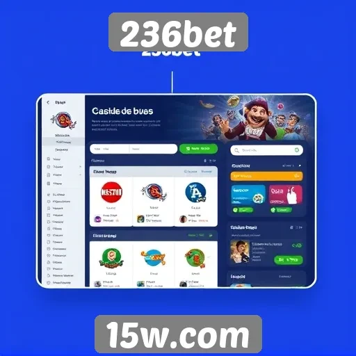 Análise da interface do usuário do site 236bet